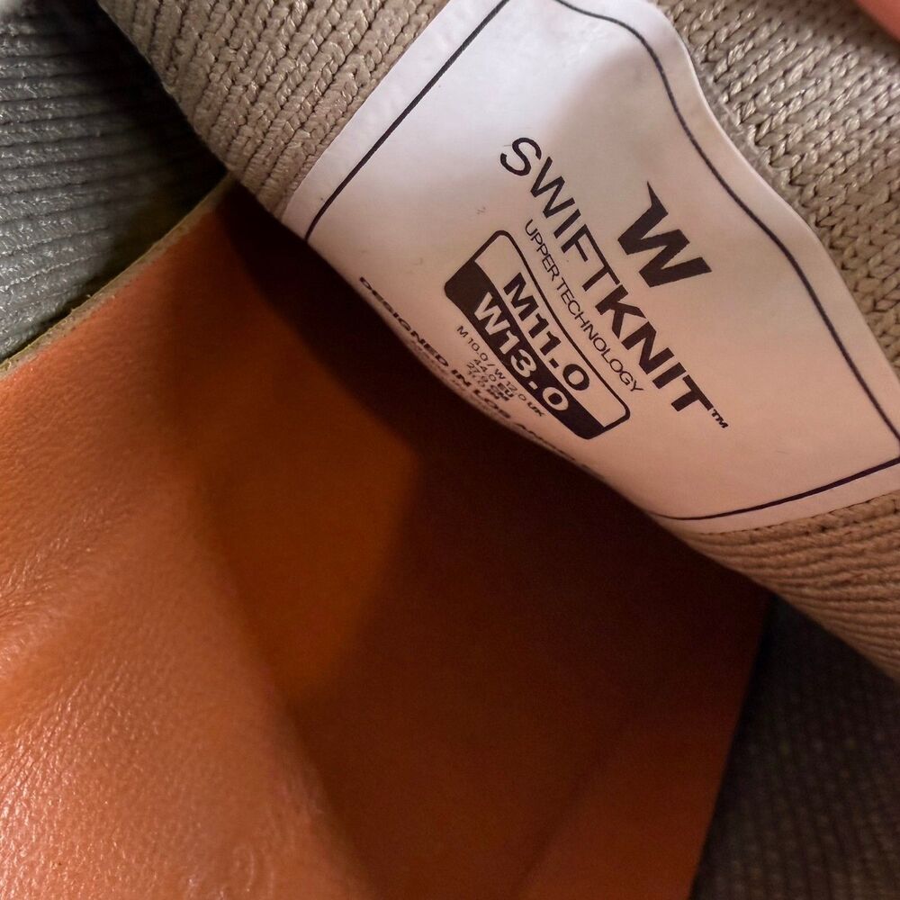Wolf & Shepherd SwiftKnit Men's 11 Desert Tan Mesh Low Derby Sneakers Shoes - Picture 7 of 8